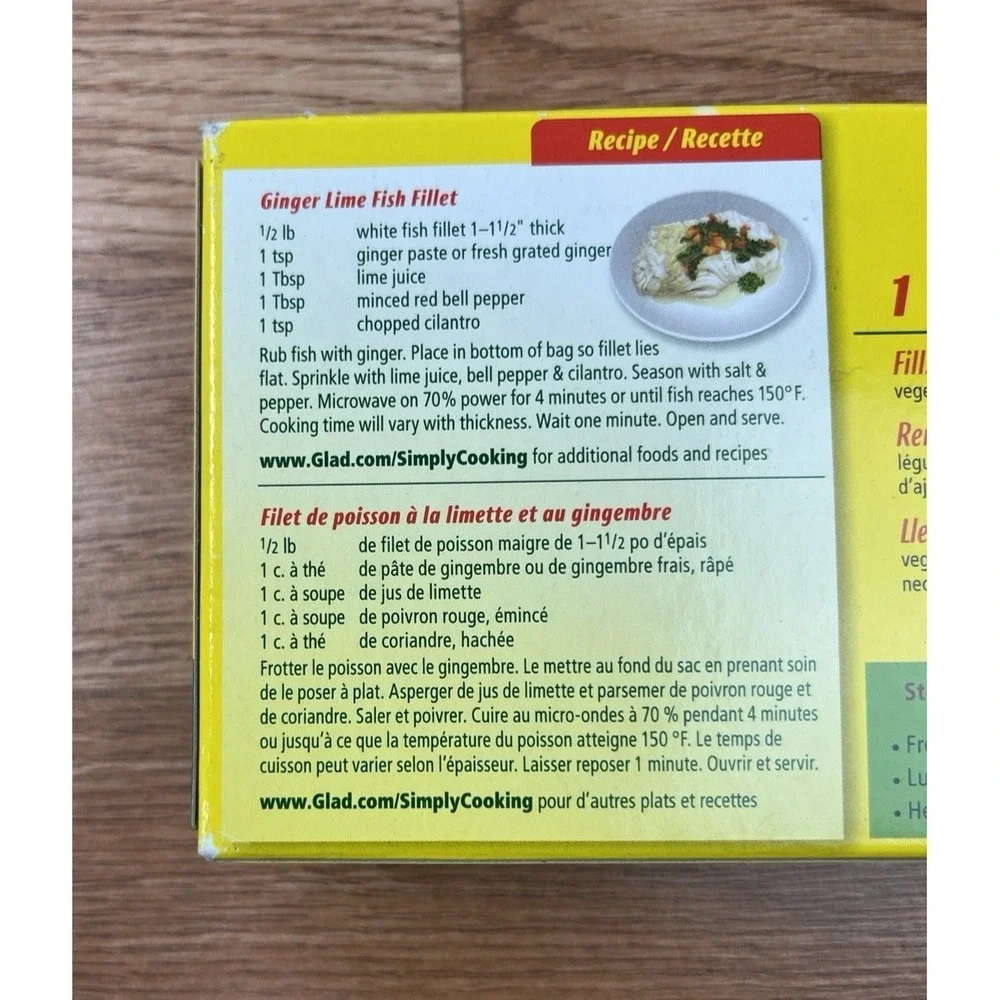 Glad Simply Cooking Microwave Steaming Bags, Pack of 10 Bags NEW